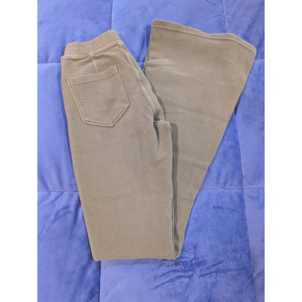 OFFLINE by Aerie Flare Leggings Olive Green Waffle Knit‎ Hi-Rise - Size S